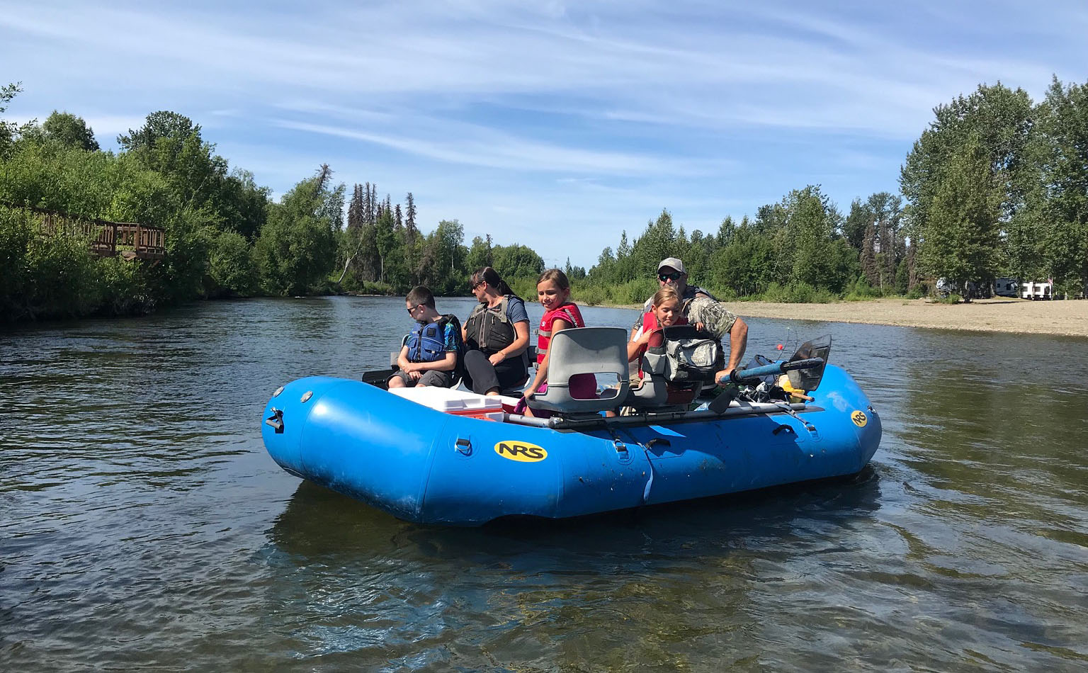 Join Willow Creek Tours of Alaska for a casual, landscape, forest and wildlife viewing guided rafting tour on Willow Creek