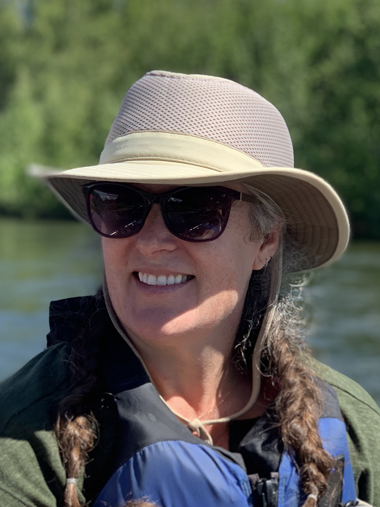 Emma Goldbeck Alaska Guided Rafting Tour Guide on Willow Creek in Willow, Alaska